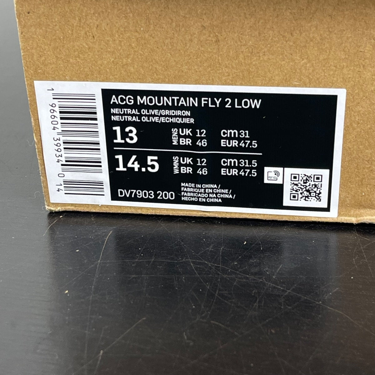 Nike ACG Mountain Fly 2 Low Neutral Olive Mountain Grape 13 (Moderately Worn Pre-Owned)NikeNeutral Olive/Gridiron/Action Grape/Light Orewood Brown/Black - Image 7