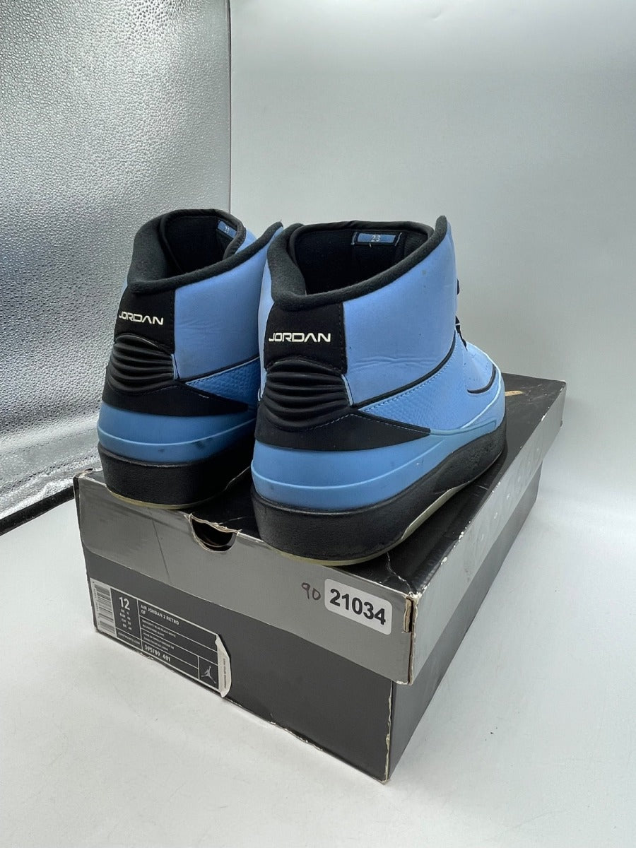 Jordan 2 Retro QF Univ. Blue Black (2010) 12 (Moderately Worn Pre-Owned) - Image 5