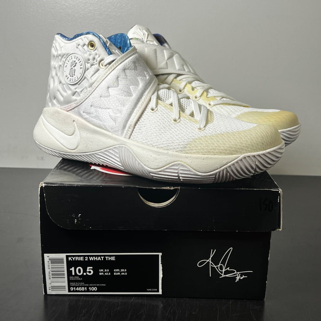 Nike Kyrie 2 What The Kyrie Sail 10.5 (Lightly Worn Pre-Owned)NikeSail/Sail - Image 1