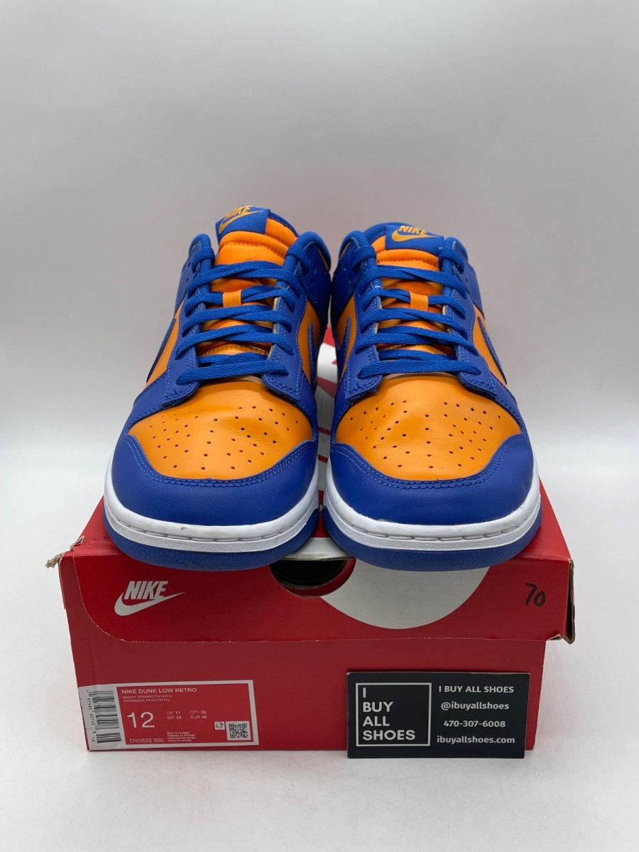 Nike Dunk Low Knicks 12 (Moderately Worn Pre-Owned) - Image 2