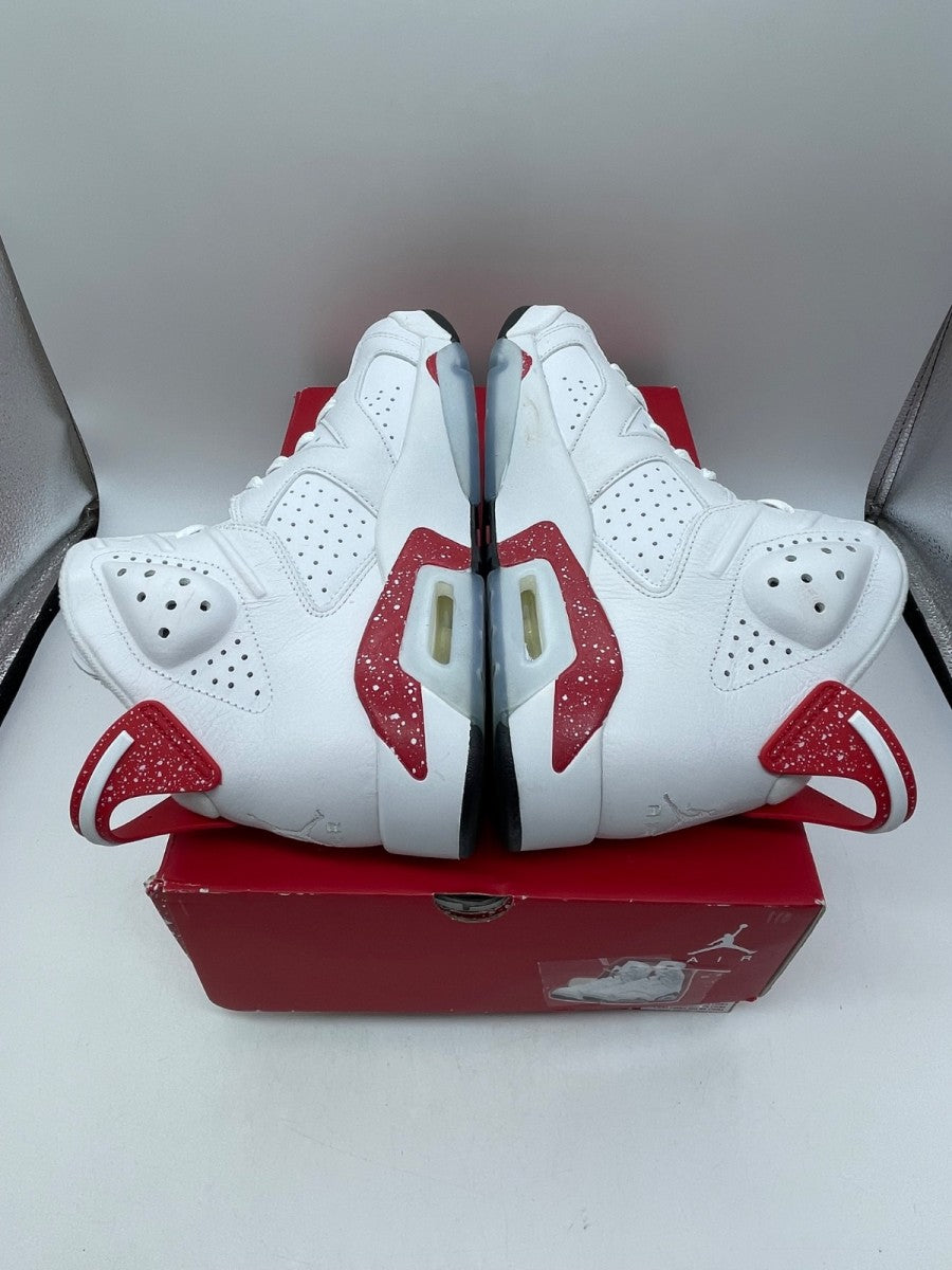 Jordan 6 Retro Red Oreo 9 (Moderately Worn Pre-Owned)JordanWhite/University Red-Black - Image 6