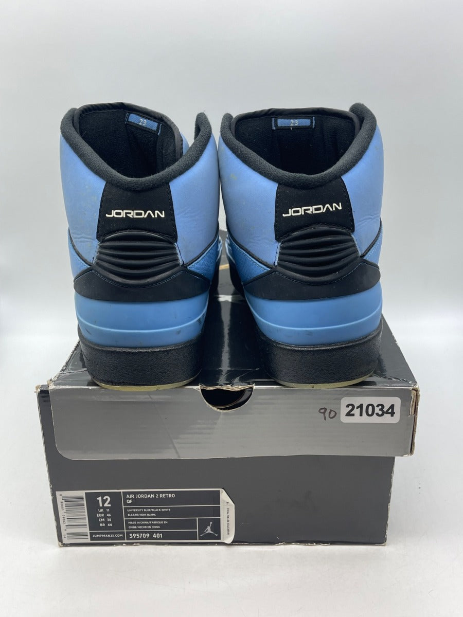 Jordan 2 Retro QF Univ. Blue Black (2010) 12 (Moderately Worn Pre-Owned) - Image 3