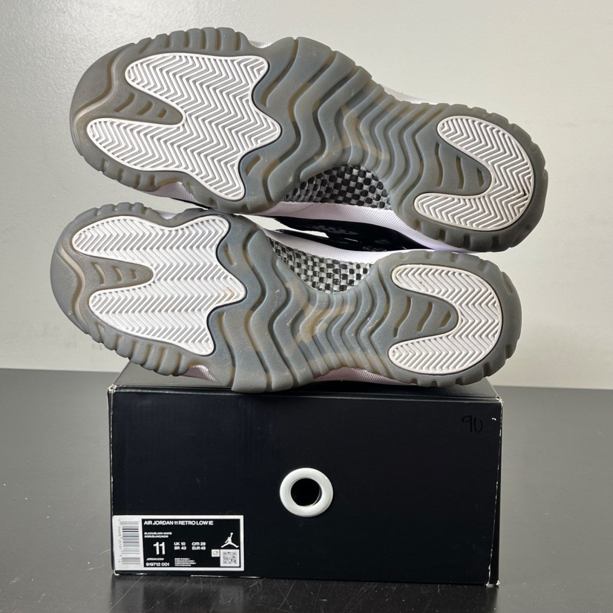 Jordan 11 Retro Low IE Craft Black White 11 (Lightly Worn Pre-Owned)JordanBlack/Black/White - Image 6