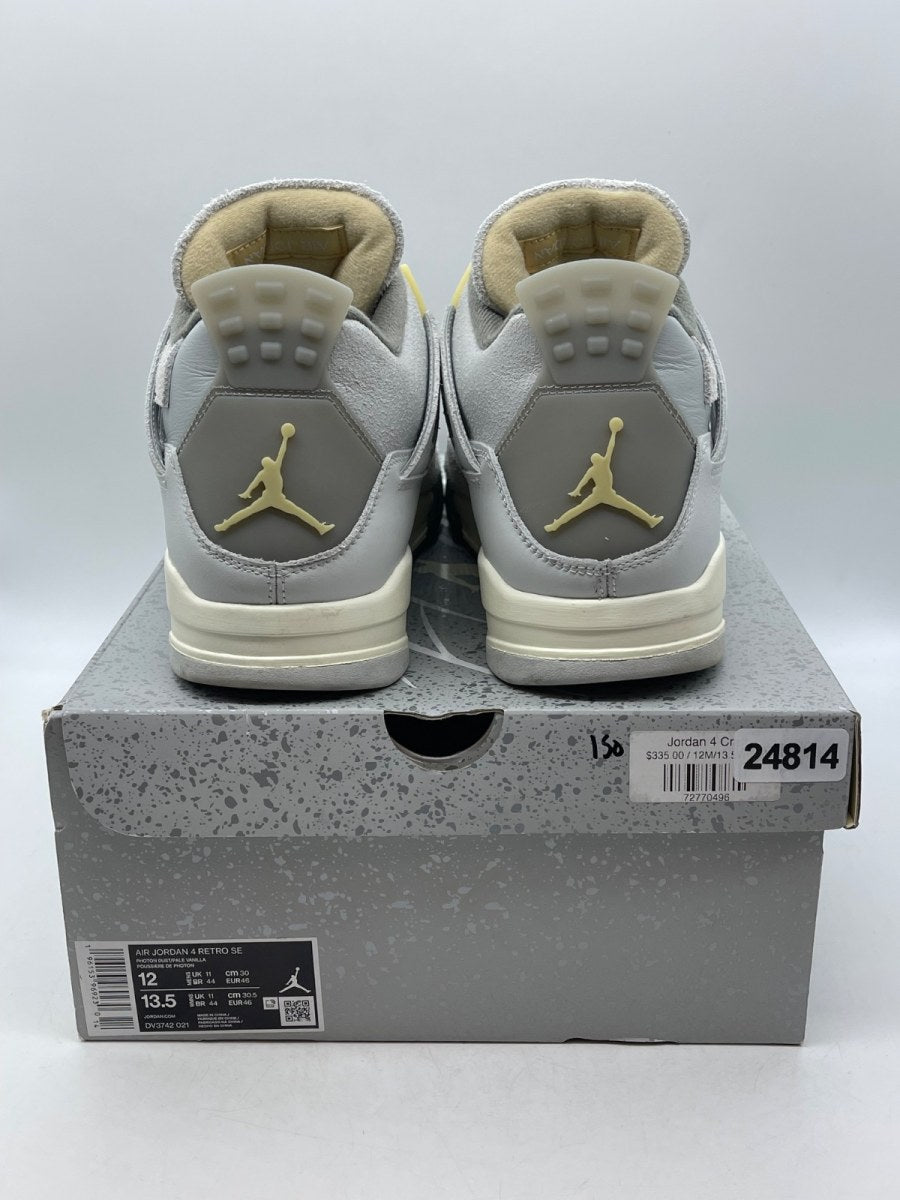 Jordan 4 Retro SE Craft Photon Dust 12 (Moderately Worn Pre-Owned)JordanPhoton Dust/Pale Vanilla/Off White/Grey Fog/Flat Pewter/Sail - Image 3