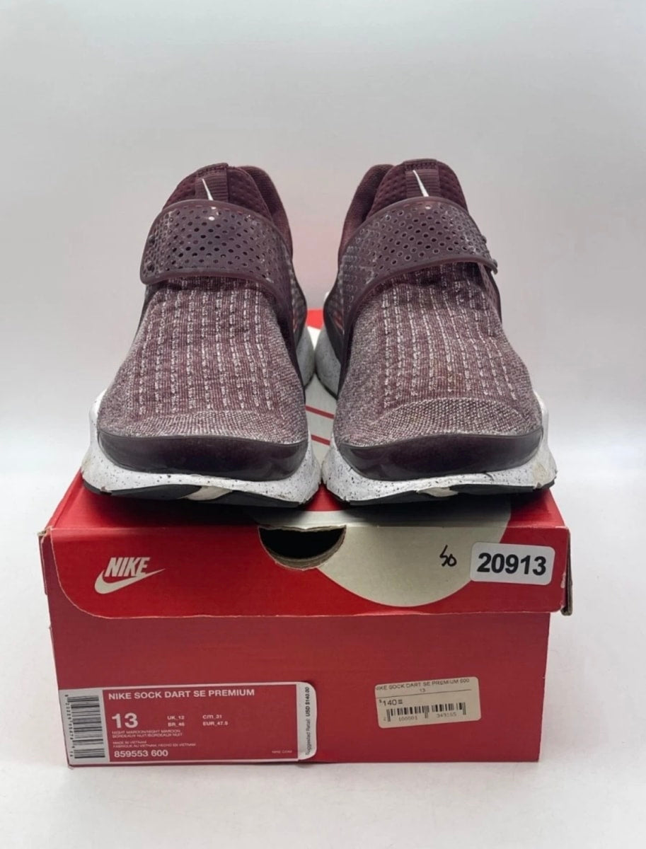 Nike Sock Dart SE Premium Night Maroon 13 (Lightly Worn Pre-Owned)NikeNight Maroon/Night Maroon - Image 2