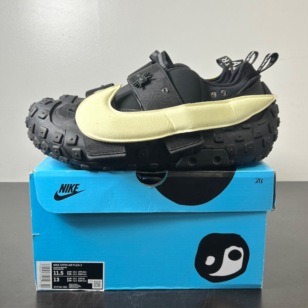 Nike CPFM Air Flea 2 Cactus Plant Flea Market Black Alabaster 11.5 (Lightly Worn Pre-Owned)NikeBlack/Alabaster - Image 3