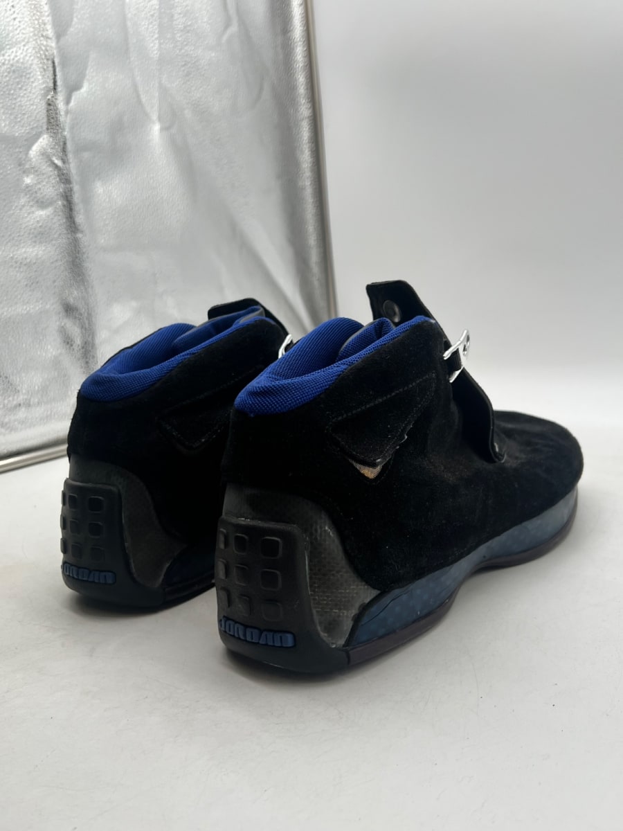 Jordan 18 OG Black Sport Royal (2003) 13 (Heavily Worn Pre-Owned) - Image 3
