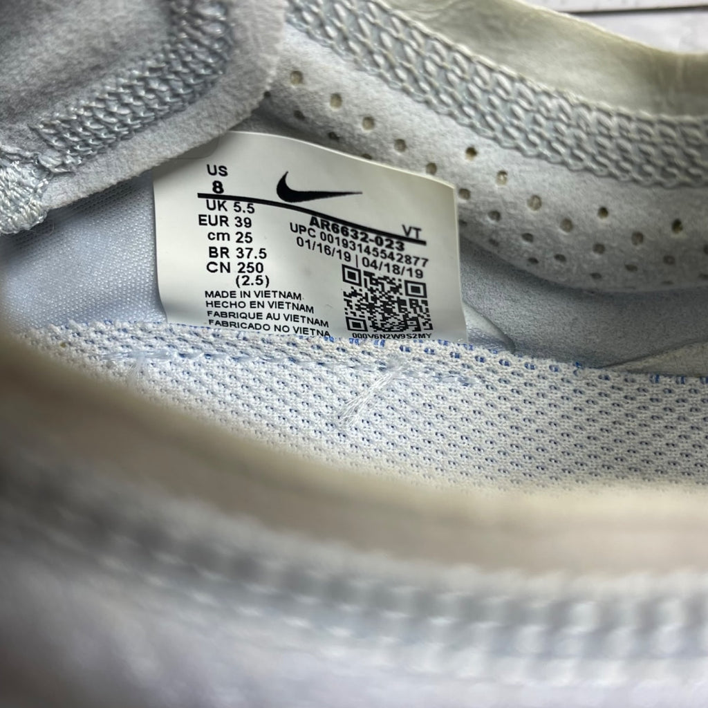 Nike Air VaporMax 2019 Football Grey Obsidian (Women's) 8W (Moderately Worn Pre-Owned)NikeFootball Grey/Obsidian-Metallic Silver-White - Image 6