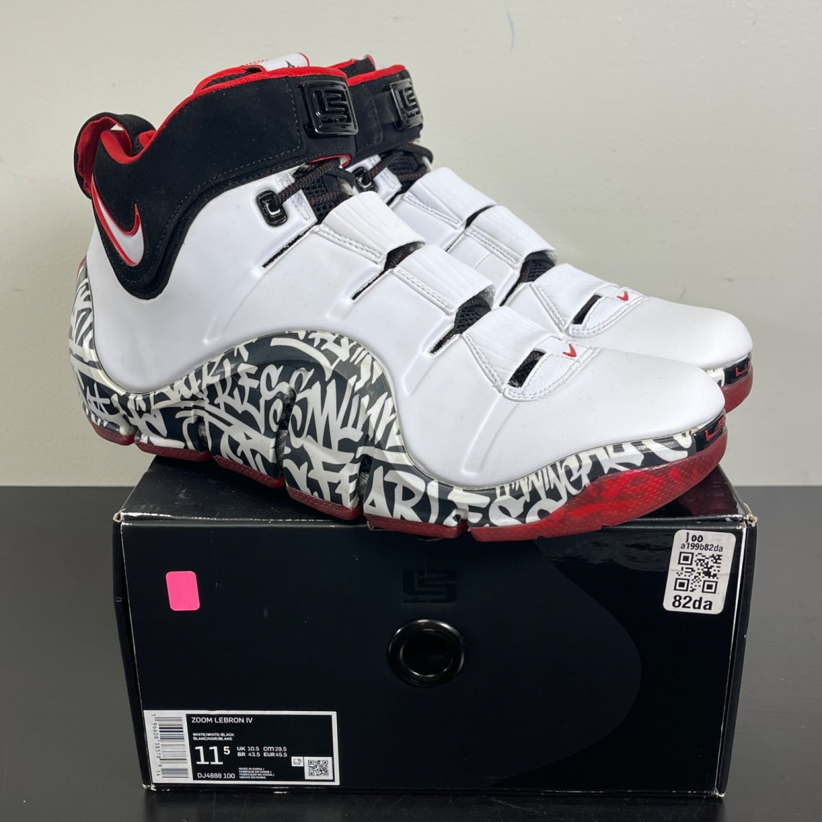 Nike Zoom LeBron 4 'Graffiti' 2023 11.5 (Moderately Worn Pre-Owned)Nike - Image 1