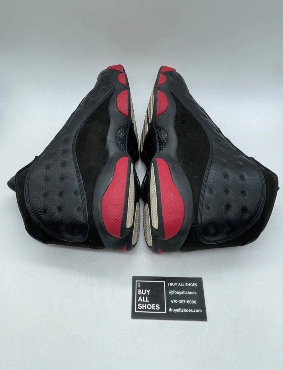 Jordan 13 Retro Dirty Bred 12 (Moderately Worn Pre-Owned)JordanBlack/Gym Red-Black - Image 4