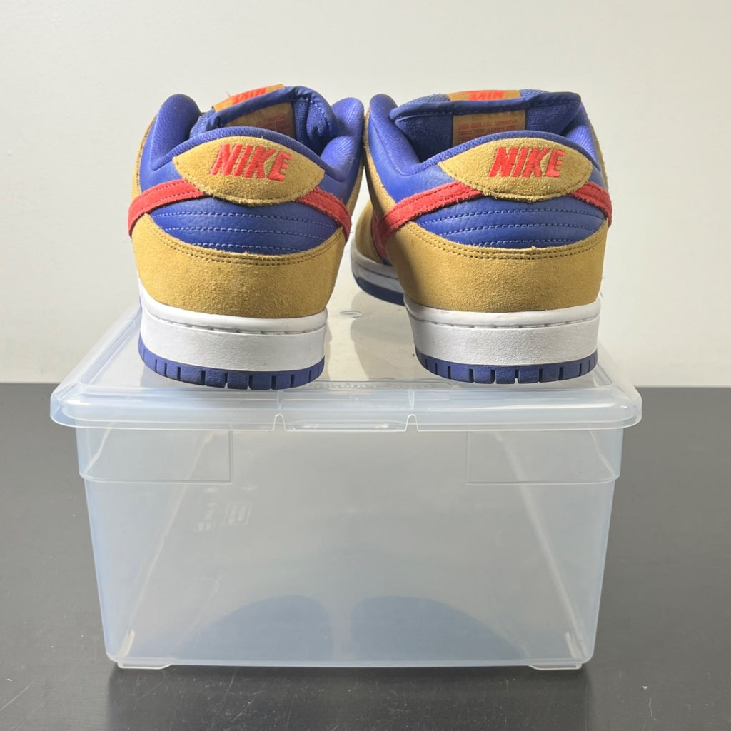 Nike SB Dunk Low Reverse Papa Bear 11 (Moderately Worn Pre-Owned)NikeWheat/Light Fusion Red-Dark Purple - Image 4