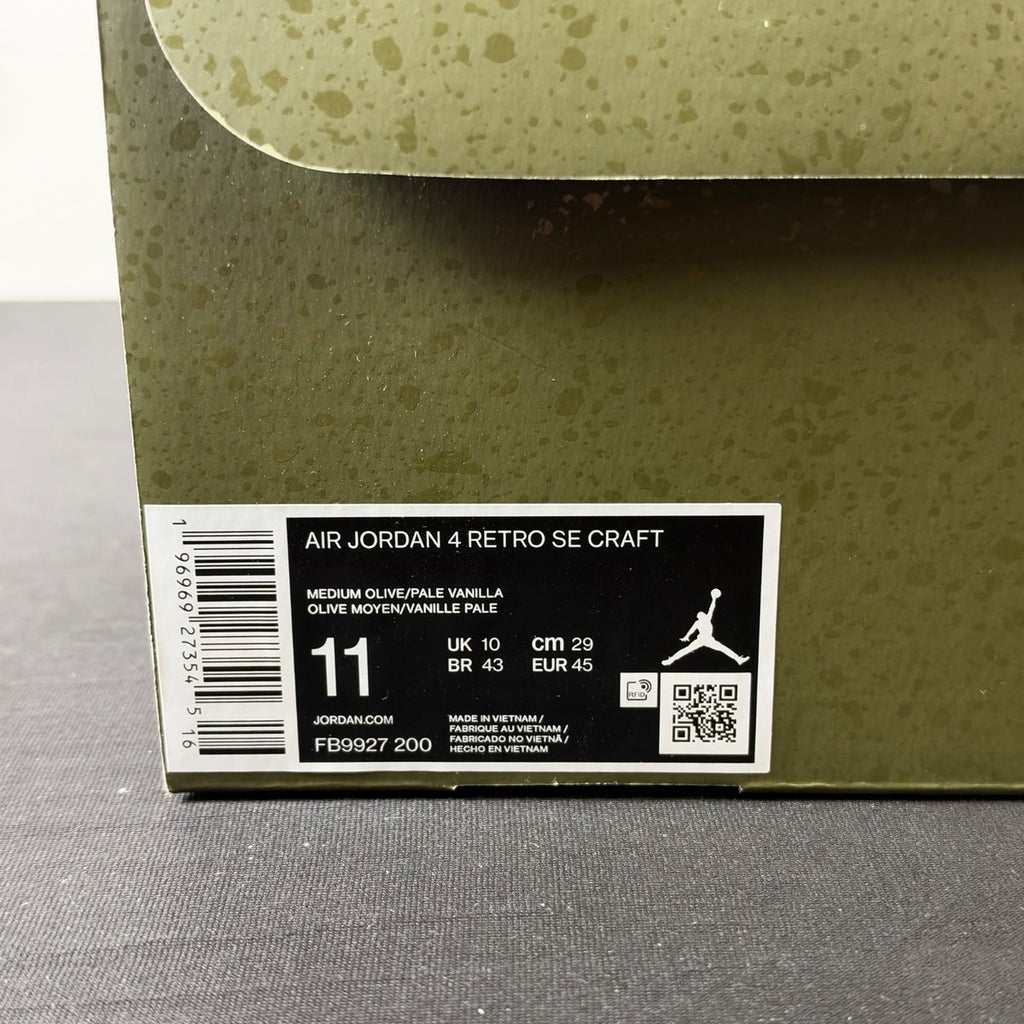Jordan 4 Retro SE Craft Medium Olive (Size 11) - aux