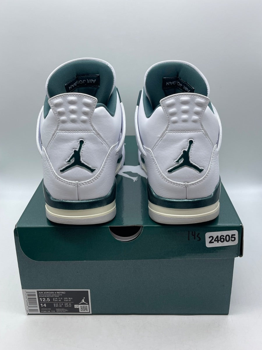 Jordan 4 Retro Oxidized Green 12.5 (Moderately Worn Pre-Owned)JordanWhite/Oxidized Green/White/Neutral Grey - Image 3
