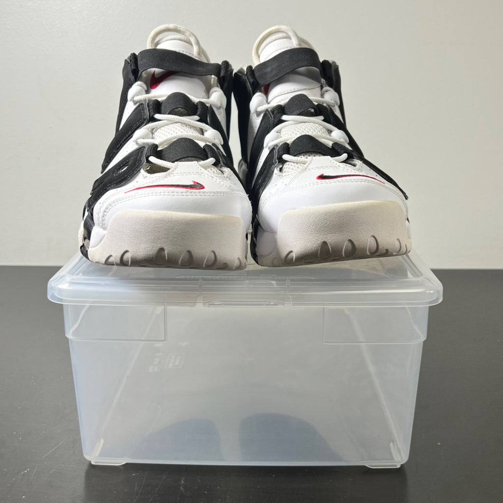 Nike Air More Uptempo Scottie Pippen 10.5 (Lightly Worn Pre-Owned)NikeWhite/Black-University Red - Image 2