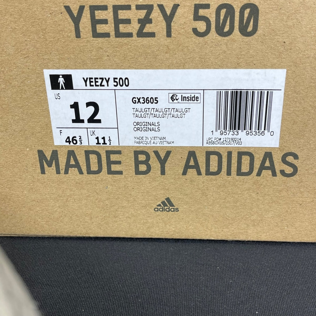 adidas Yeezy 500 Taupe Light 12 (Moderately Worn Pre-Owned)adidasTaupe Light/Taupe Light/Taupe Light - Image 7