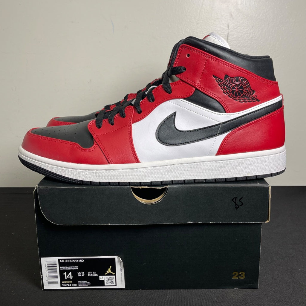 Jordan 1 Mid Chicago Toe (Size 14) - Image 3