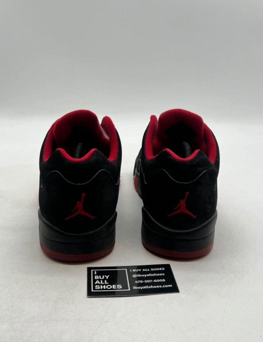 Jordan 5 Retro Low Alternate 90 12 (Moderately Worn Pre-Owned)JordanBlack/Gym Red-Metallic Hematite - Image 6