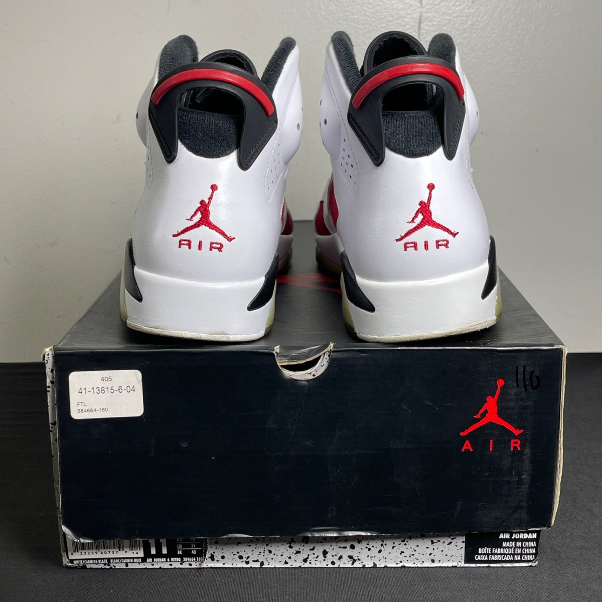 Jordan 6 Retro Carmine (2014) (Size 11)