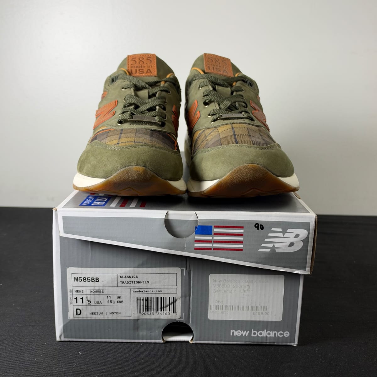 New Balance 585 Ball and Buck Sporting Gentleman (Size 11.5) - aux