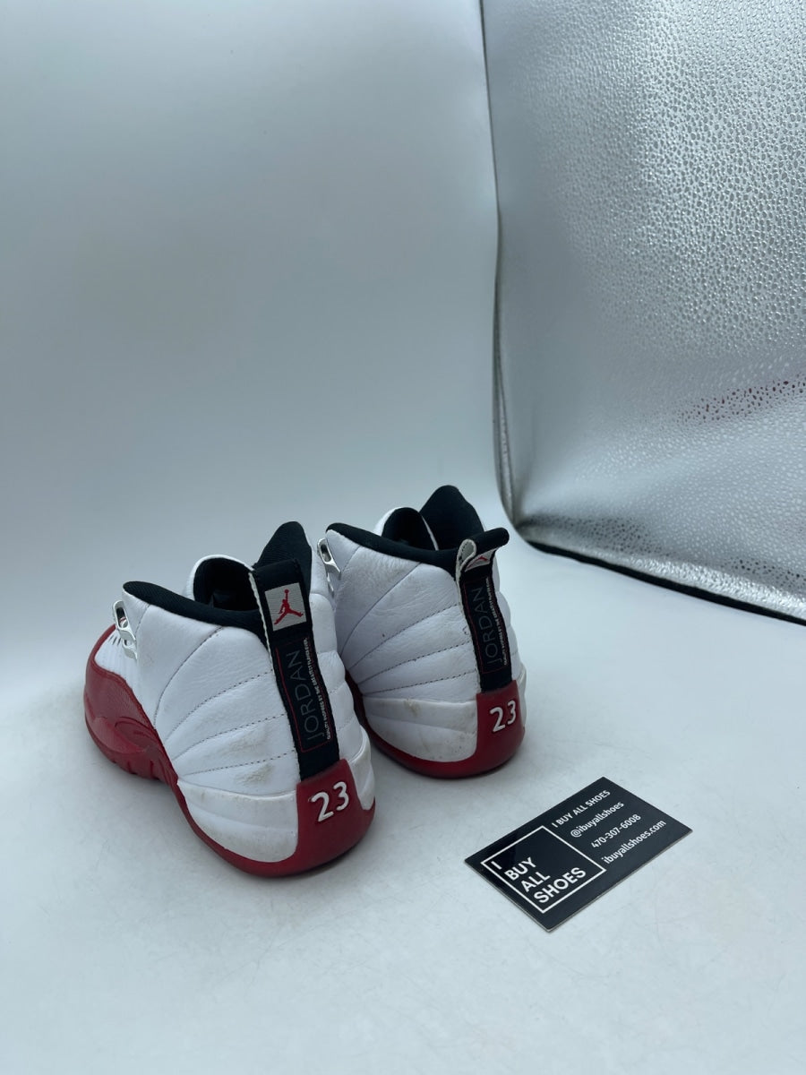 Jordan 12 Retro Cherry (2023) (GS) 4.5Y (Heavily Worn Pre-Owned) - Image 4