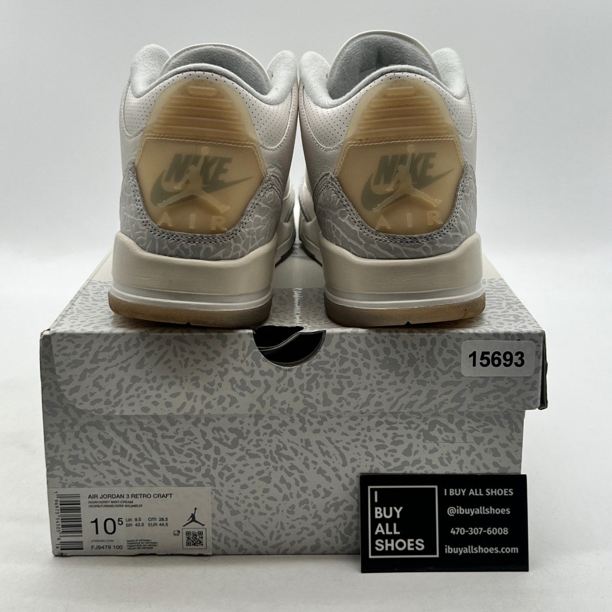 Jordan 3 Retro Craft Ivory - Image 3