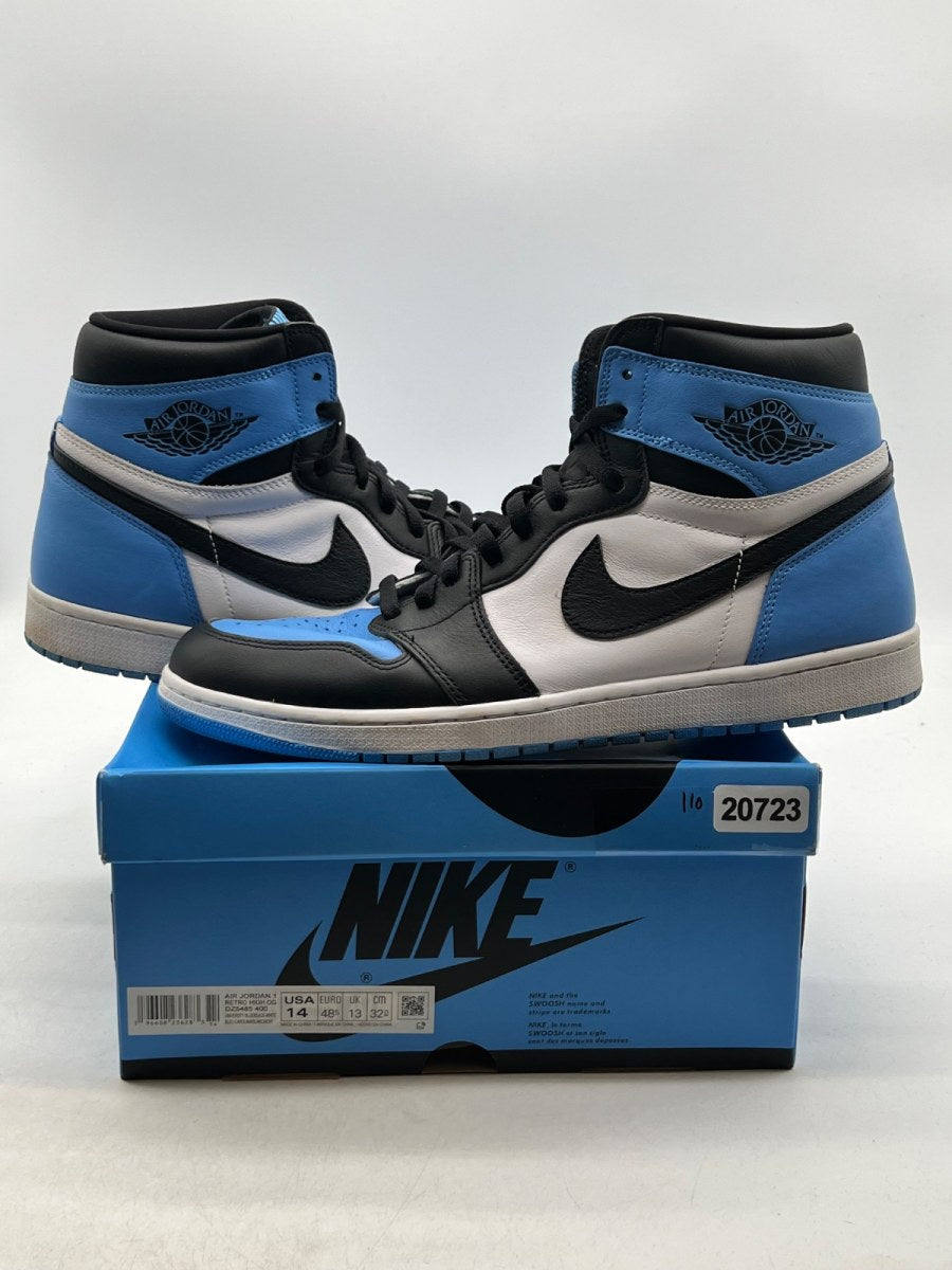 Jordan 1 Retro High OG UNC Toe 14 (Lightly Worn Pre-Owned) - Image 1