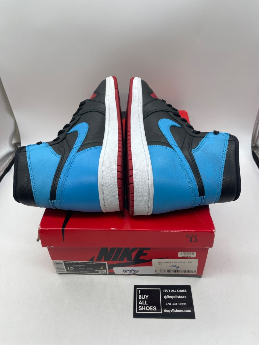 Jordan 1 Retro High NC to Chi (Women's) 12W (Heavily Worn Pre-Owned) - Image 6