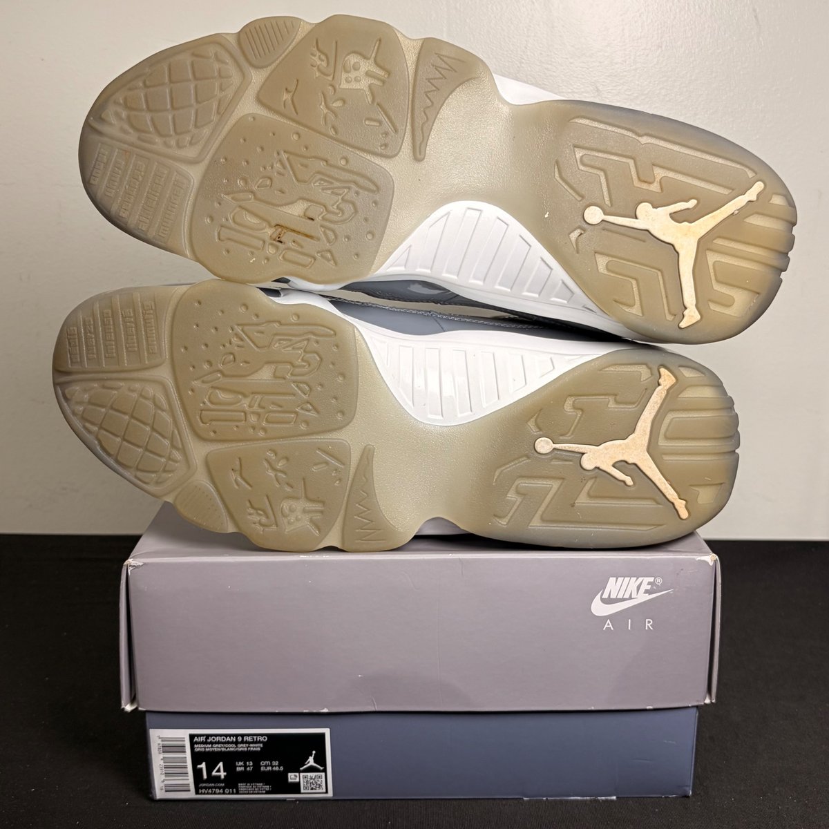 Jordan 9 Retro Cool Grey (2025) (Size 14) - aux