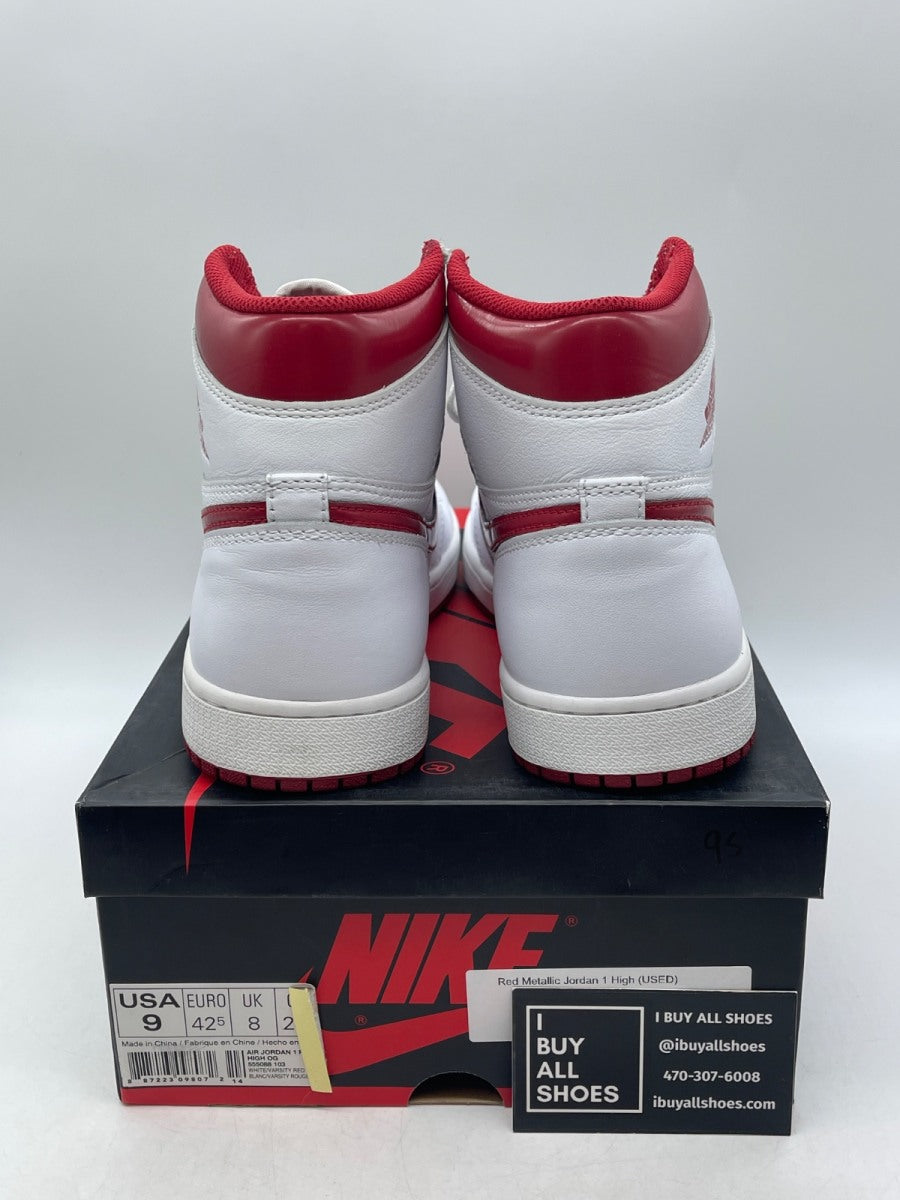 Jordan 1 Retro Metallic Red (2017) 9 (Lightly Worn Pre-Owned) - Image 3