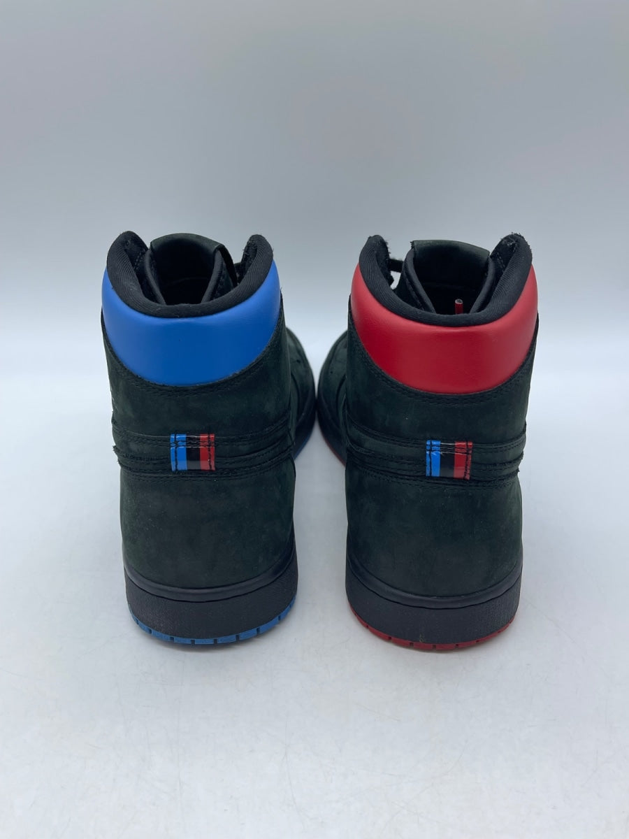 Jordan 1 Retro High OG Quai 54 10.5 (Moderately Worn Pre-Owned)JordanBlack/Italy Blue-University Red - Image 3
