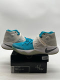 Nike Kyrie 2 Christmas 10.5 (Lightly Worn Pre-Owned)NikeWhite/Obsidian-Blue Lagoon-Orange Blaze - Image 1