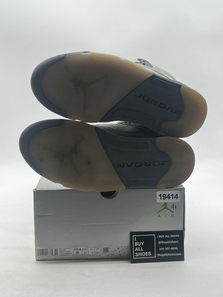 Jordan 5 Retro Green Bean (2022) 8 (Moderately Worn Pre-Owned) - Image 8