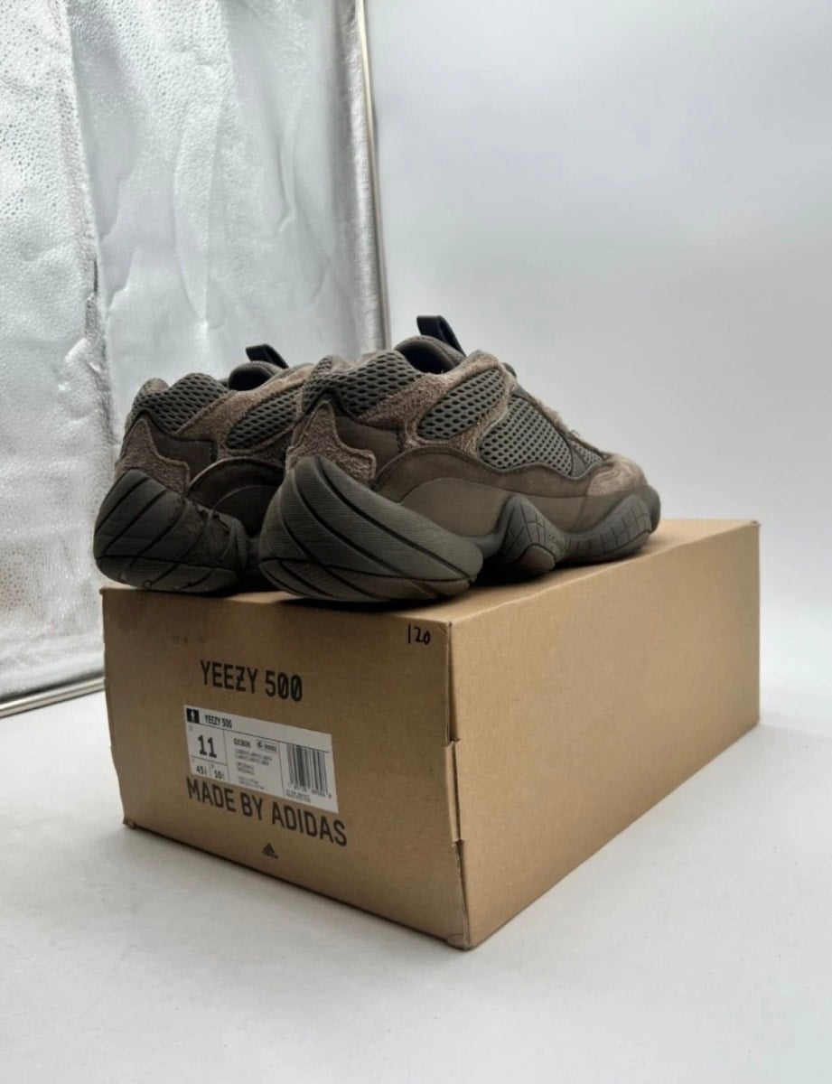 adidas Yeezy 500 Clay Brown 11 (Heavily Worn Pre-Owned)adidasClay Brown/Clay Brown/Clay Brown - Image 5