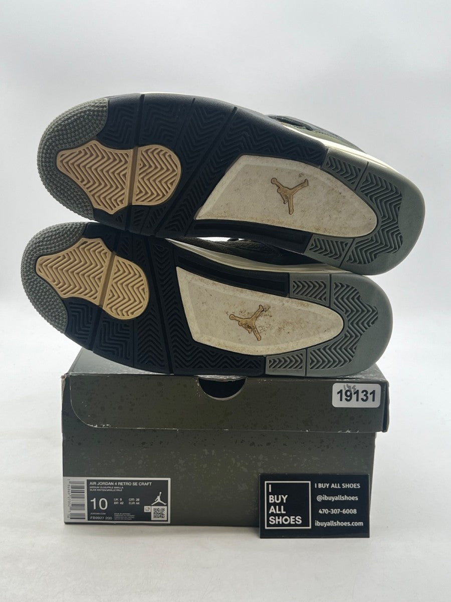 Jordan 4 Retro SE Craft Medium Olive 10 (Lightly Worn Pre-Owned) - Image 8