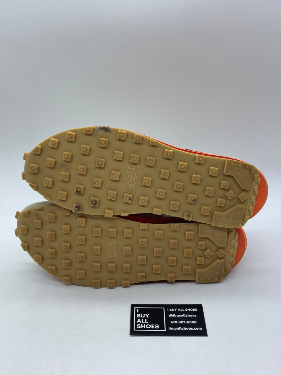 Nike LD Waffle sacai CLOT Kiss of Death Net Orange Blaze 11.5 (Moderately Worn Pre-Owned) - Image 8