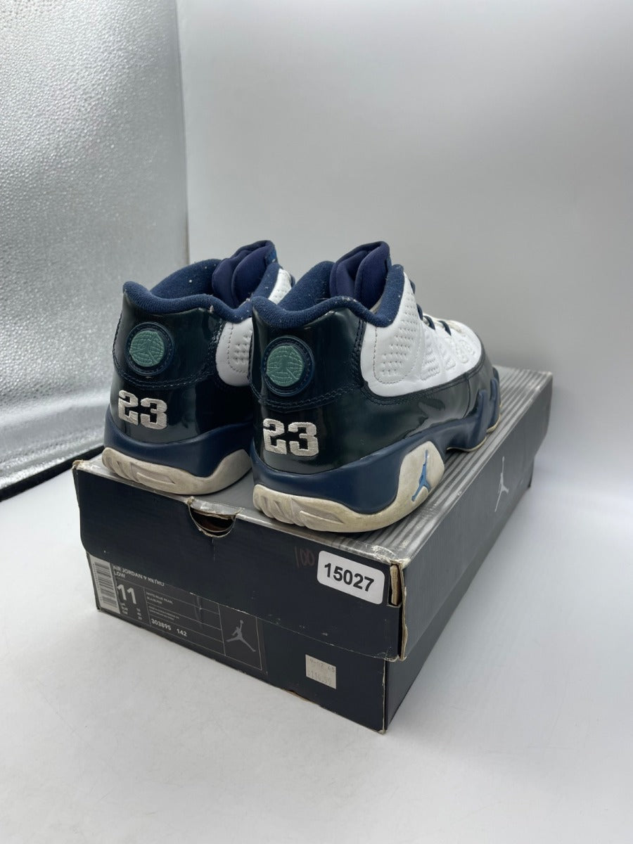 Jordan 9 Retro Low Blue Pearl 11 (Moderately Worn Pre-Owned)JordanWhite/Blue Pearl - Image 5