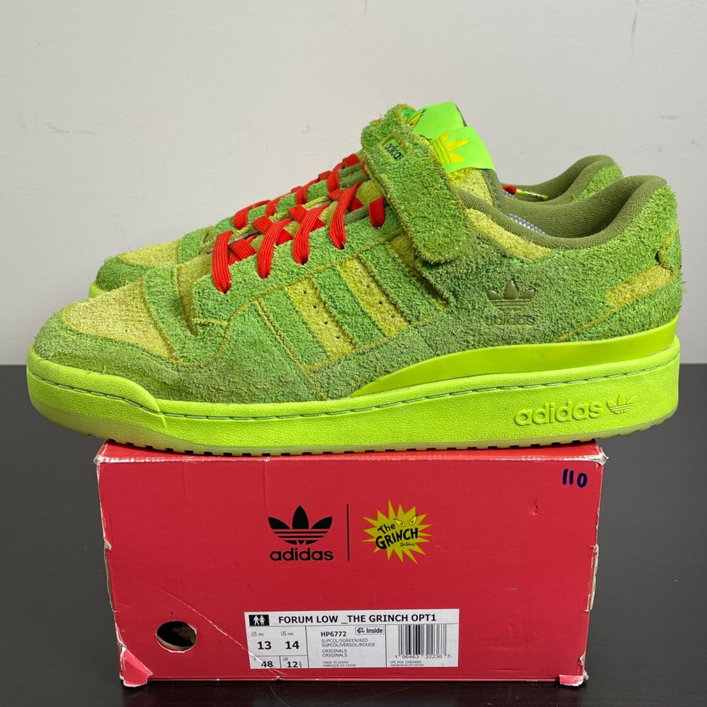 adidas Forum Low The Grinch 13 (Moderately Worn Pre-Owned)adidasGreen/Green/Green - Image 3