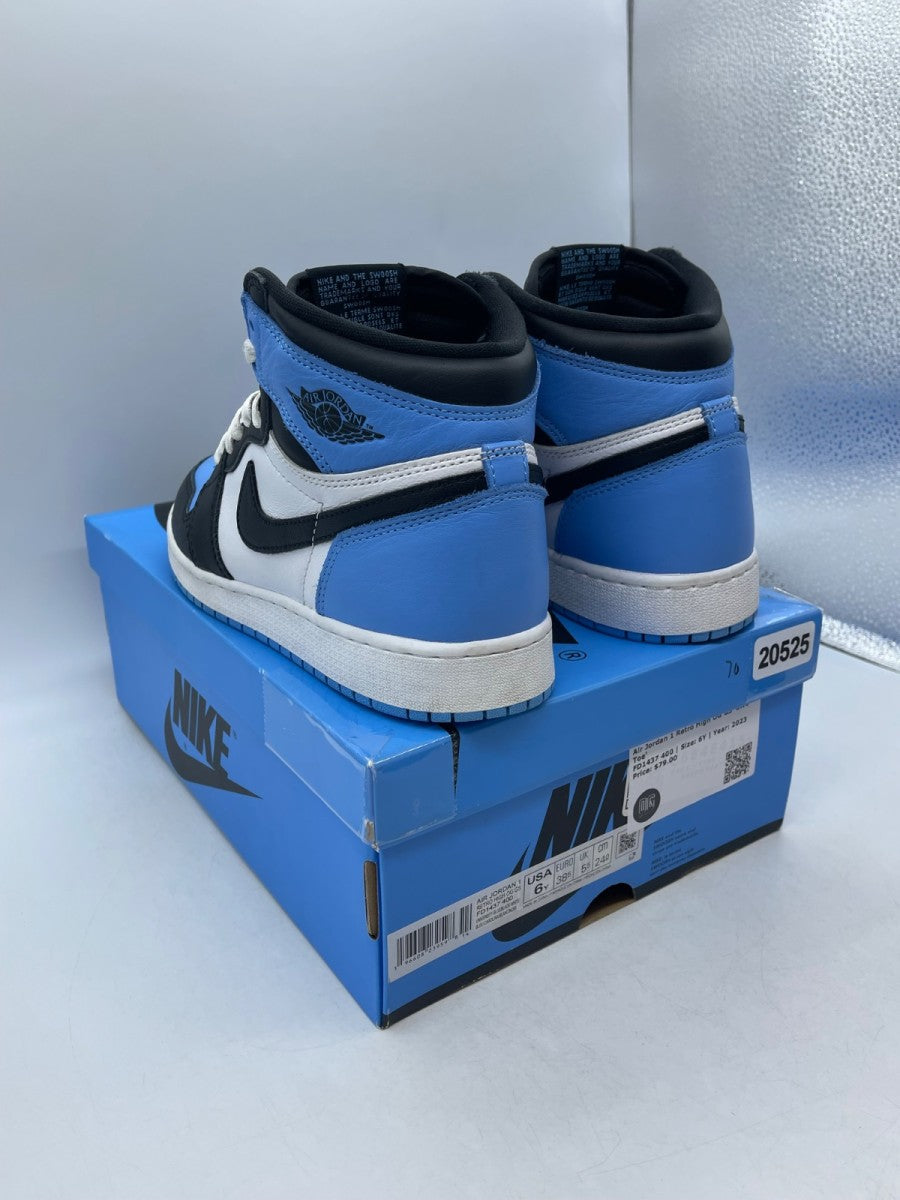Jordan 1 Retro High OG UNC Toe (GS) 6Y (Moderately Worn Pre-Owned) - Image 4