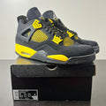Jordan 4 Retro Thunder (2023) 15 (Lightly Worn Pre-Owned)JordanBlack/Tour Yellow - Image 1