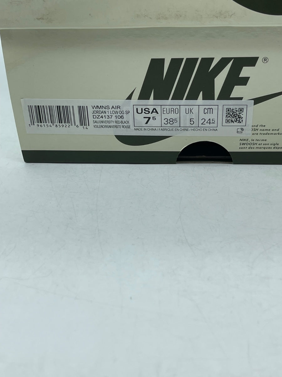 Jordan 1 Retro Low OG SP Travis Scott Olive (Women's) 7.5W (Lightly Worn Pre-Owned)JordanSail/University Red/Black/Medium Olive - Image 9