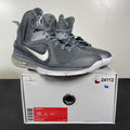 Nike LeBron 9 Cool Grey 10 (Moderately Worn Pre-Owned)Nikecool grey white metallic silver - Image 1