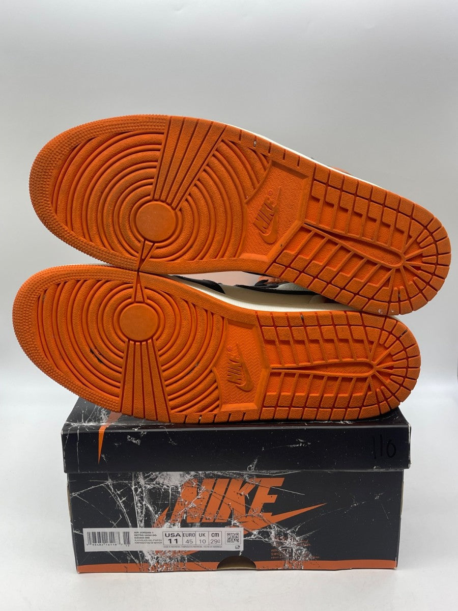 Jordan 1 Retro High OG Shattered Backboard (2025) 11 (Moderately Worn Pre-Owned)JordanBlack/Black-Sail-Starfish - Image 7