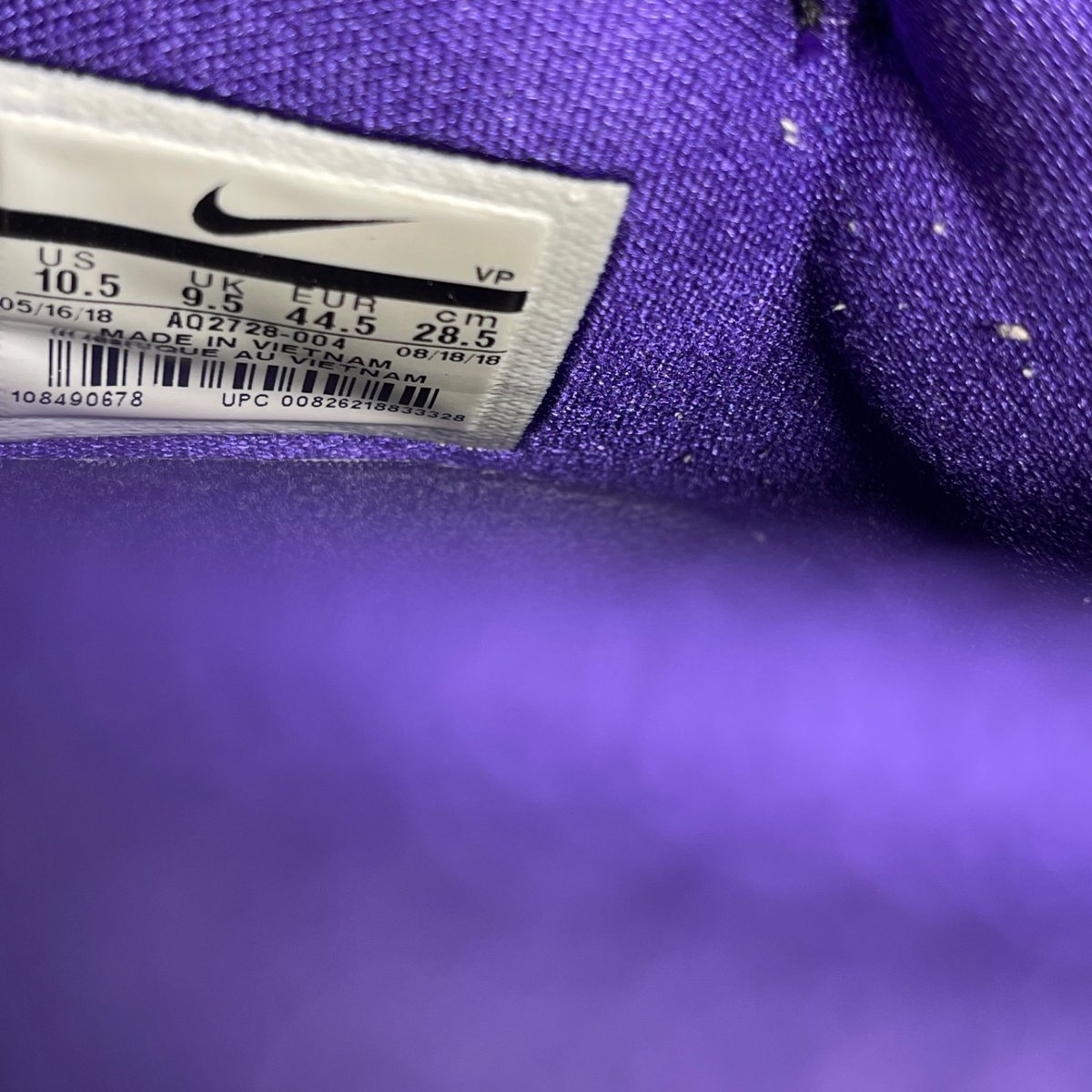 Nike Kobe 1 Protro Purple Reign (Size 10.5) - aux