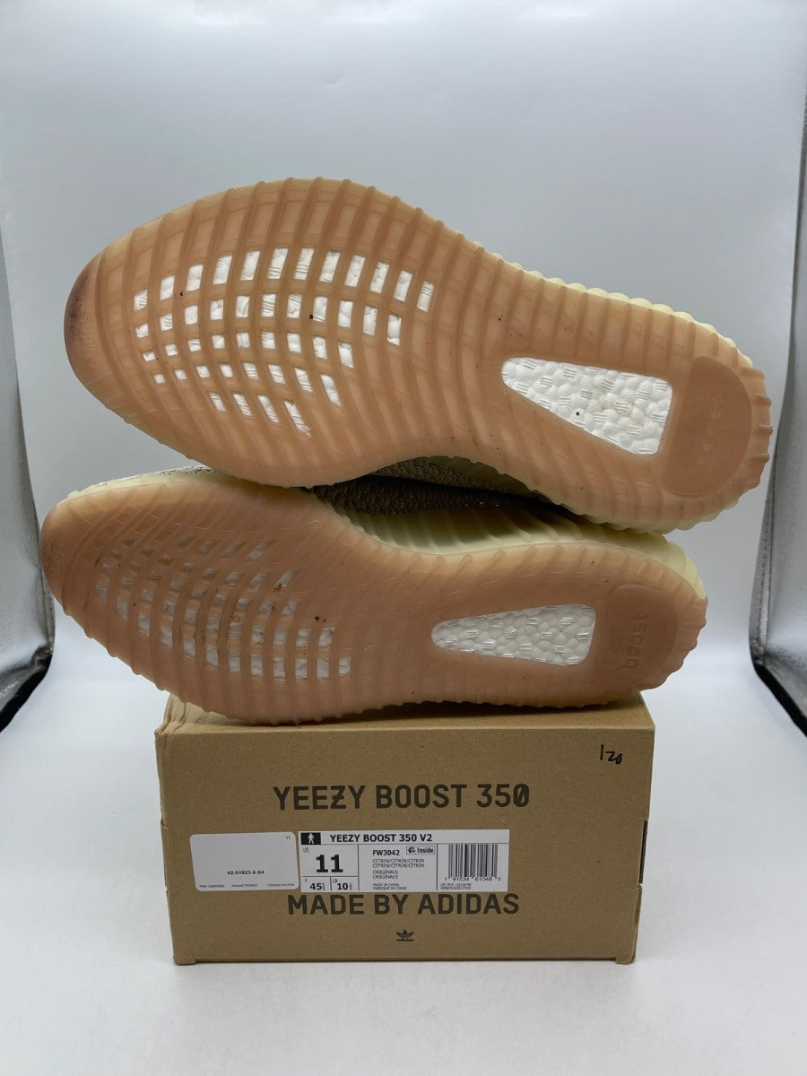 adidas Yeezy Boost 350 V2 Citrin (Non-Reflective) 11 (Moderately Worn Pre-Owned)adidasCitrin/Citrin/Citrin - Image 7