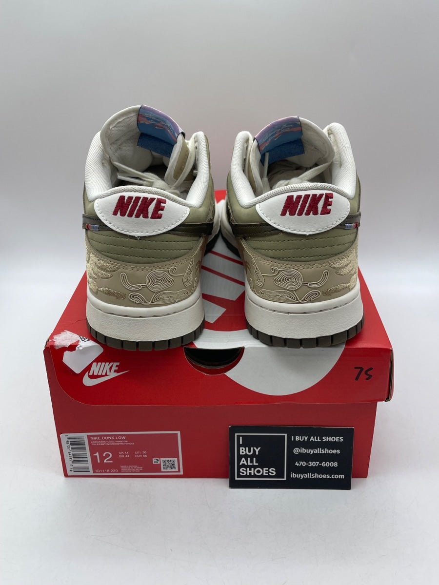 Nike Dunk Low Pegasus Pack Linen Phantom 12 (Moderately Worn Pre-Owned) - Image 3