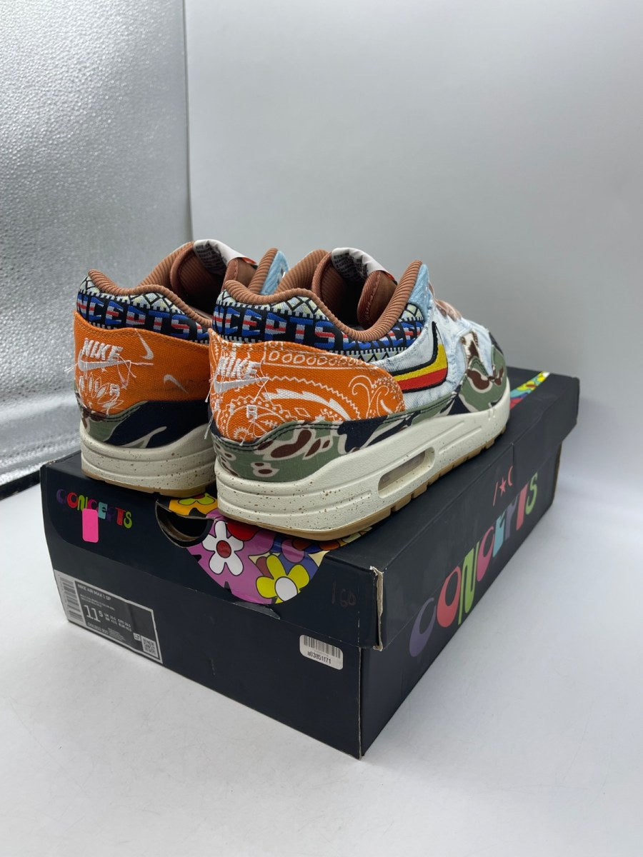 Nike Air Max 1 SP Concepts Heavy 11.5 (Moderately Worn Pre-Owned)NikeElemental Gold/Sail-Black-Worn Blue - Image 5