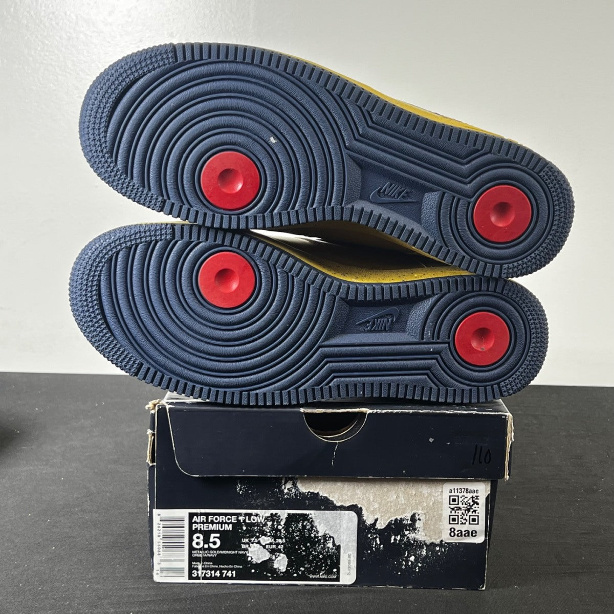Nike Air Force 1 Low Premium 'Barkley Pack' 8.5 (Moderately Worn Pre-Owned)Nike - Image 6