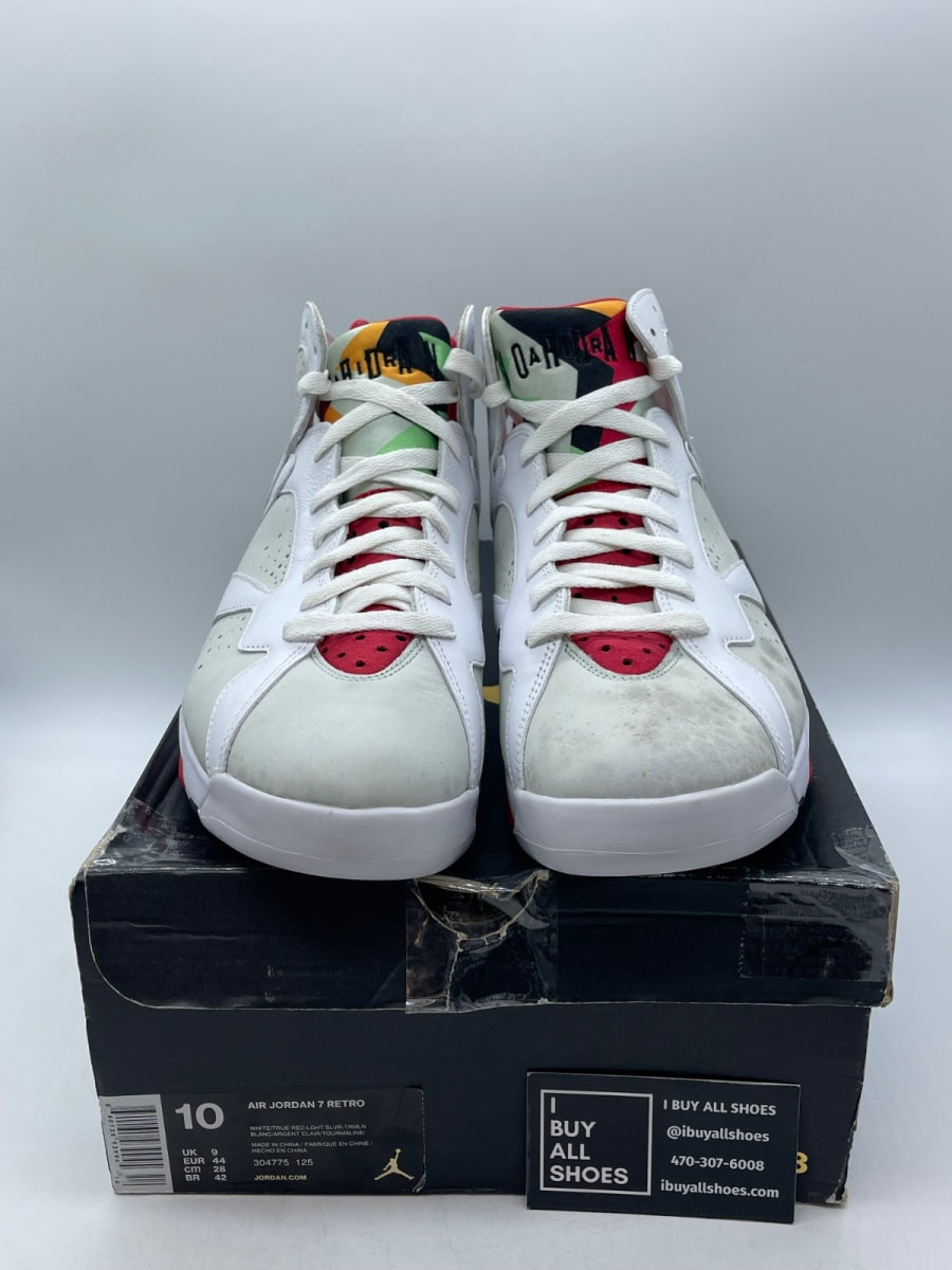 Jordan 7 Retro Hare (2015) 10 (Moderately Worn Pre-Owned) - Image 2