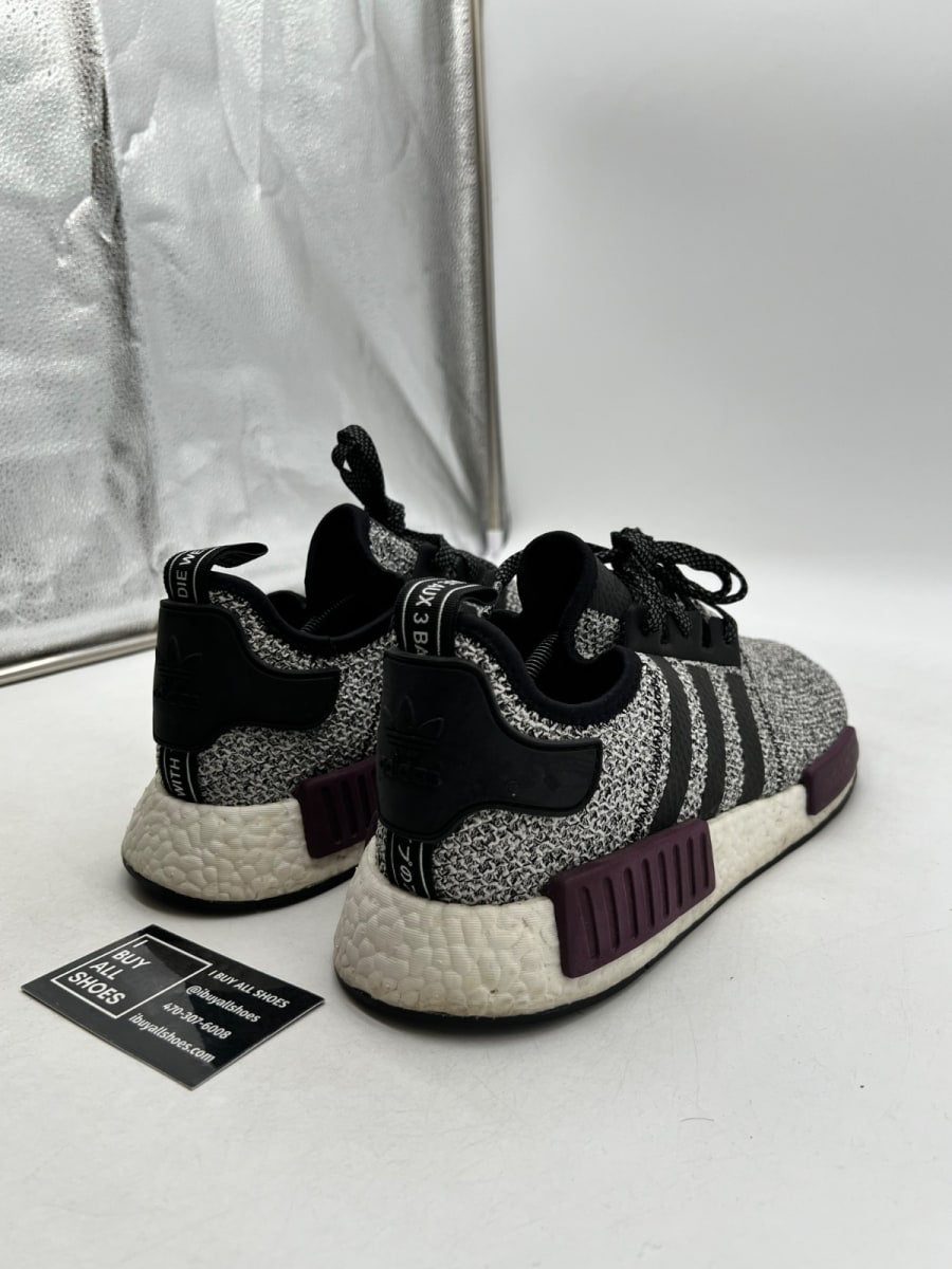 adidas NMD R1 Champs Burgundy Grey 13 (Moderately Worn Pre-Owned) - Image 5