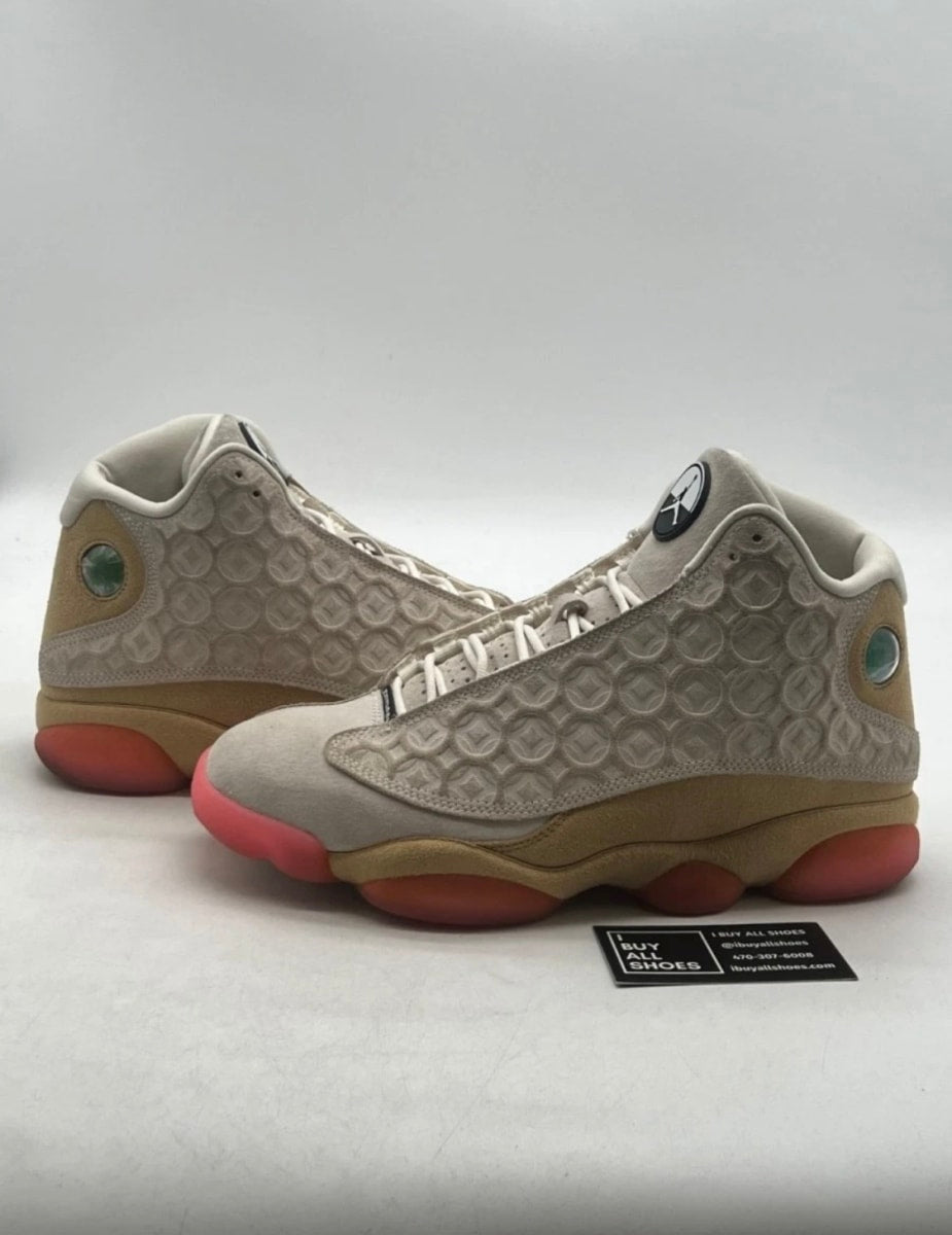 Jordan 13 Retro Chinese New Year (2020) 10.5 (Moderately Worn Pre-Owned)JordanPale Ivory/Black-Digital Pink-Club Gold - Image 1